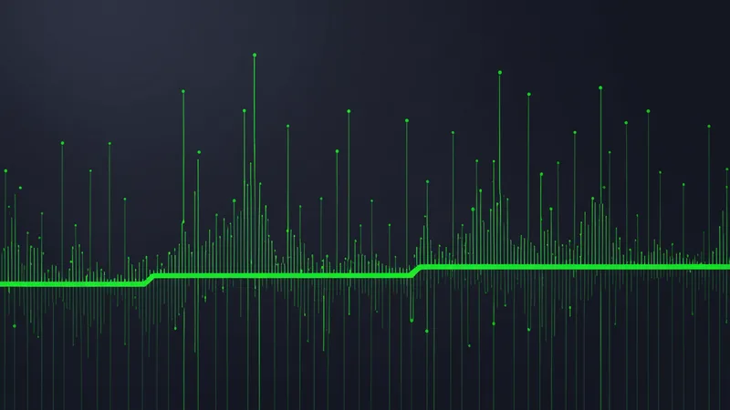Abstract visualization of DSO reduction trend over time